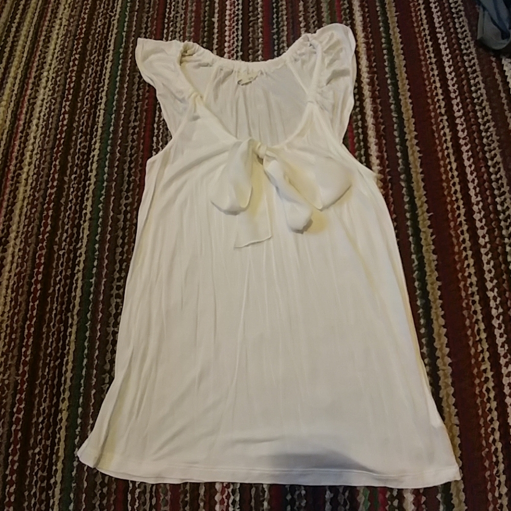 Cream Ruffle Blouse - Picture 3 of 3